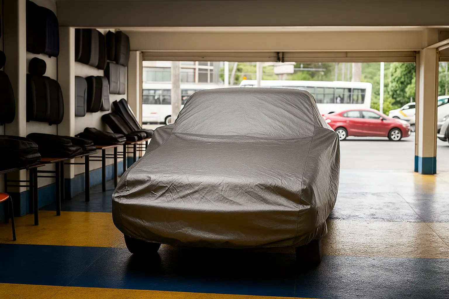 Pijamas y forros para carros Confecarros